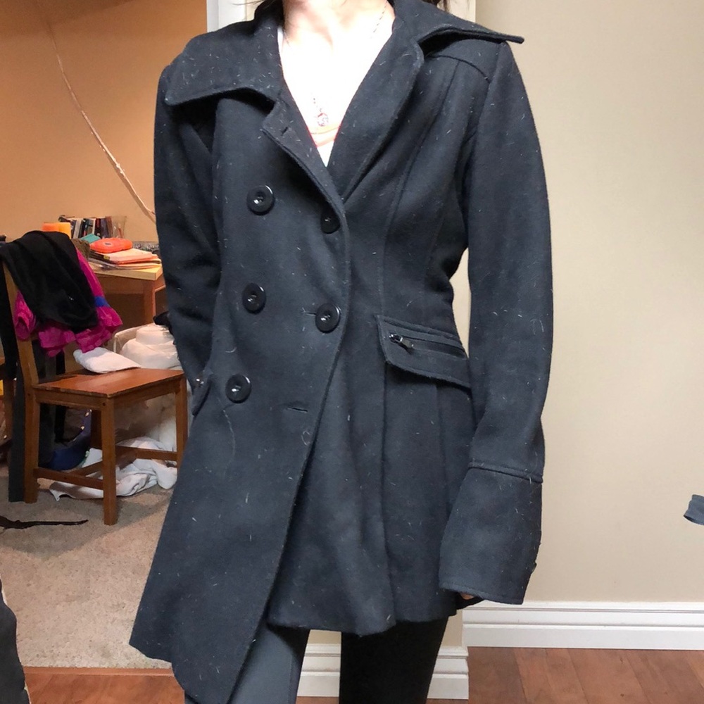 Black Pea Coat